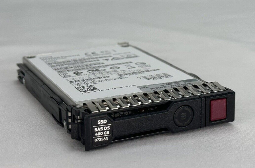 HPE 400GB 12Gb/s SAS WI SFF SC DS Solid State Drive G8 G9 G10 SSD Gen10 99.8%