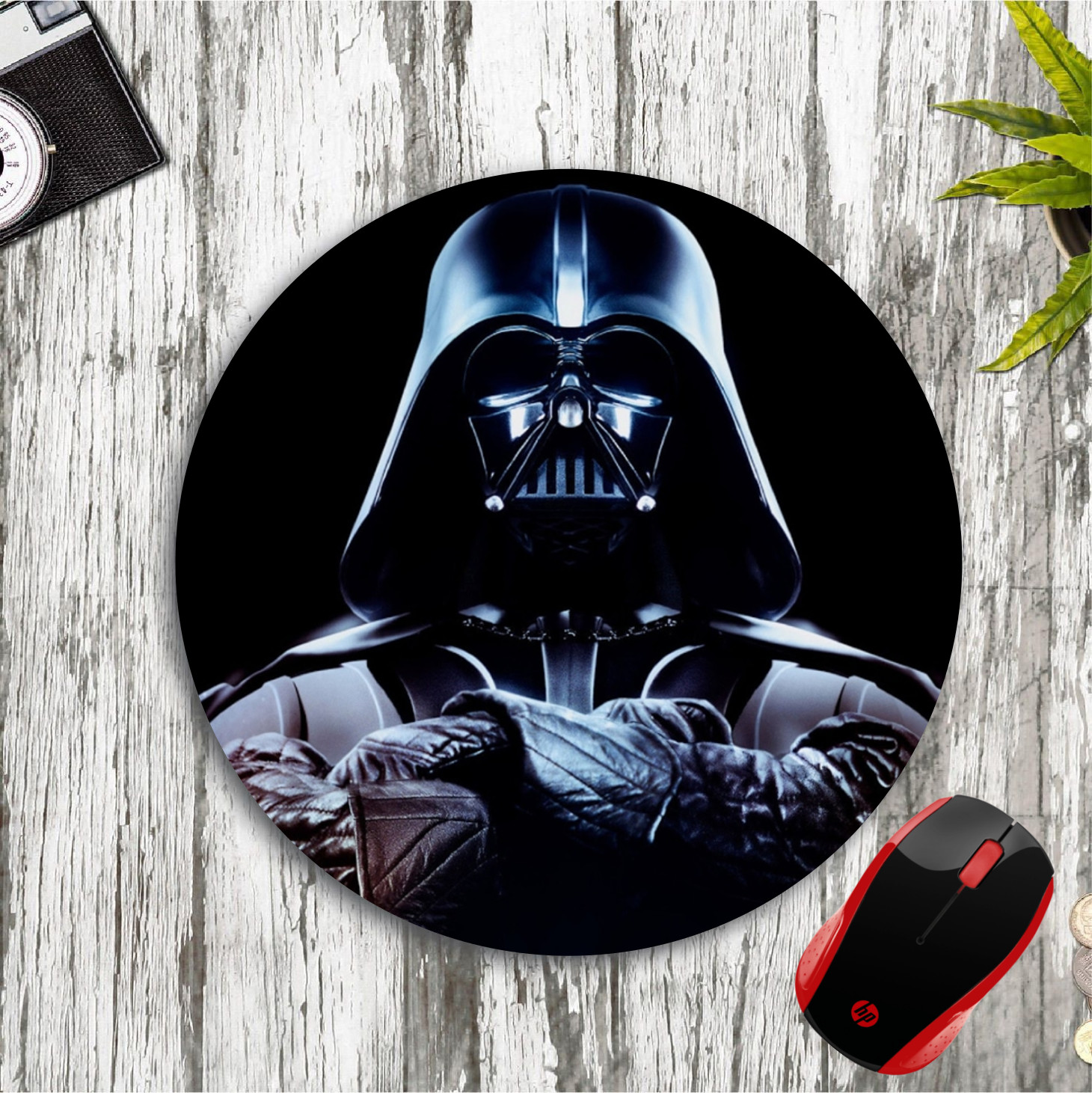 DARTH VADER STAR WARS D1 ROUND NEOPRENE MOUSE PAD MAT HOME SCHOOL OFFICE GIFT