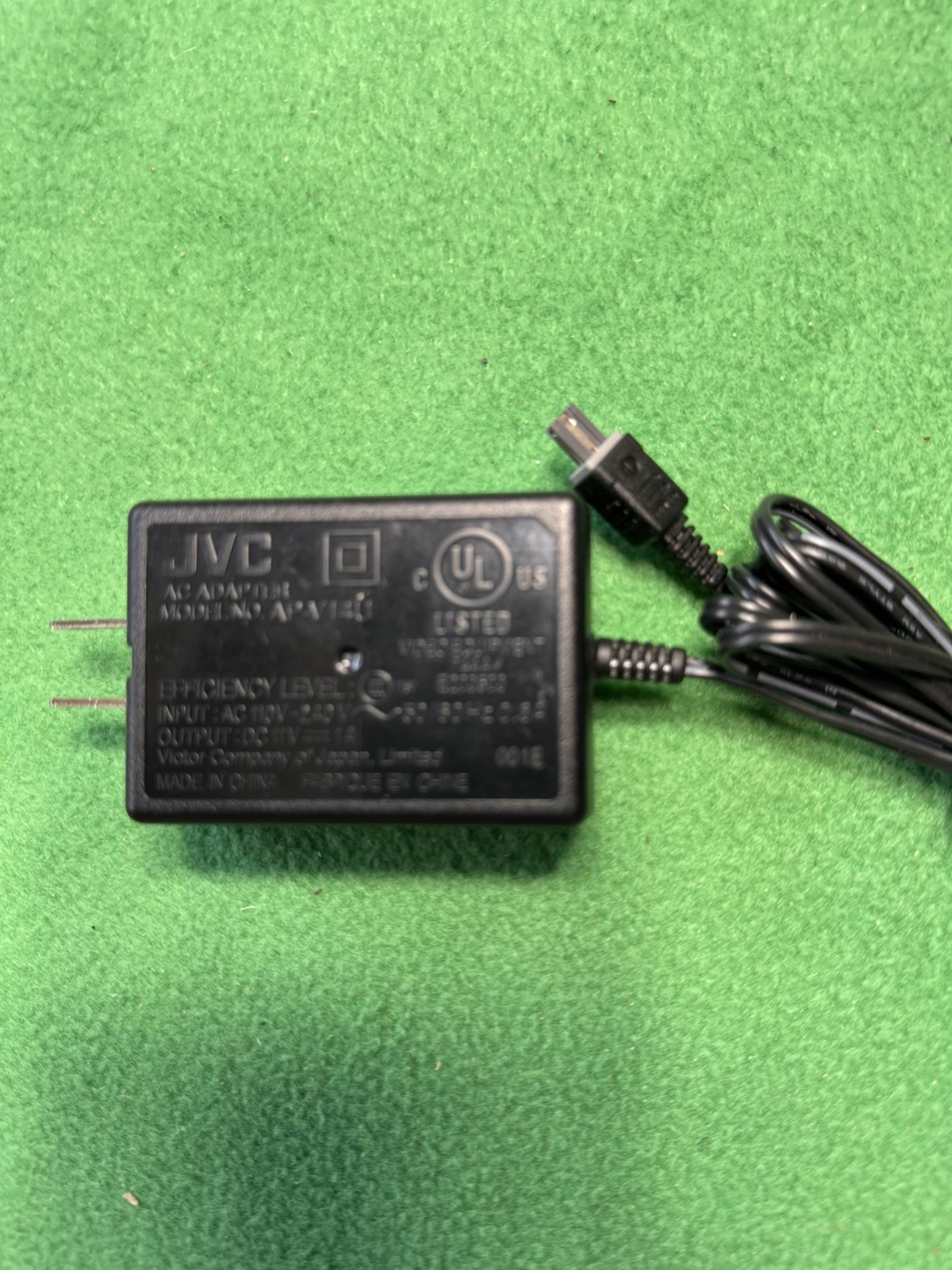 JVC AP-V14U AC Adapter Charger 11V 1A for Camcorder Camera Video Equipment