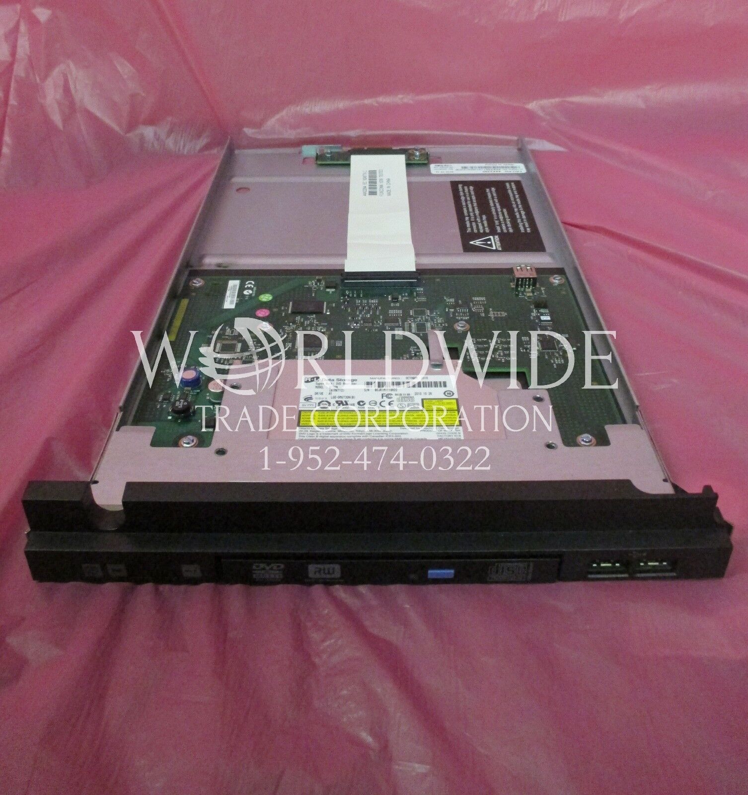 IBM 44X2290 Media Tray BladeCenter H (BC H) with 44W3256 5762 DVD-RAM Drive