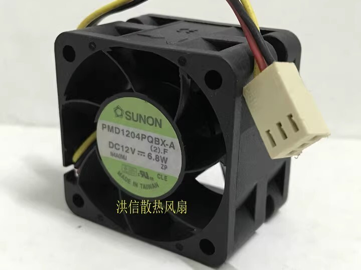 SUNON 4028 PMD1204PQBX-A DC12V 6.8W 4CM 3-Pin High Speed Cooling Fan