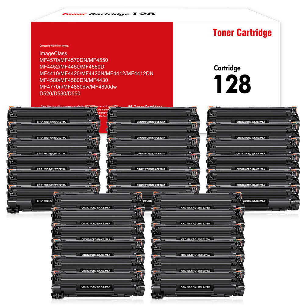 30x CRG128 For Canon 128 Toner Cartridge ImageClass MF4450 MF4770n MF4570dn D530