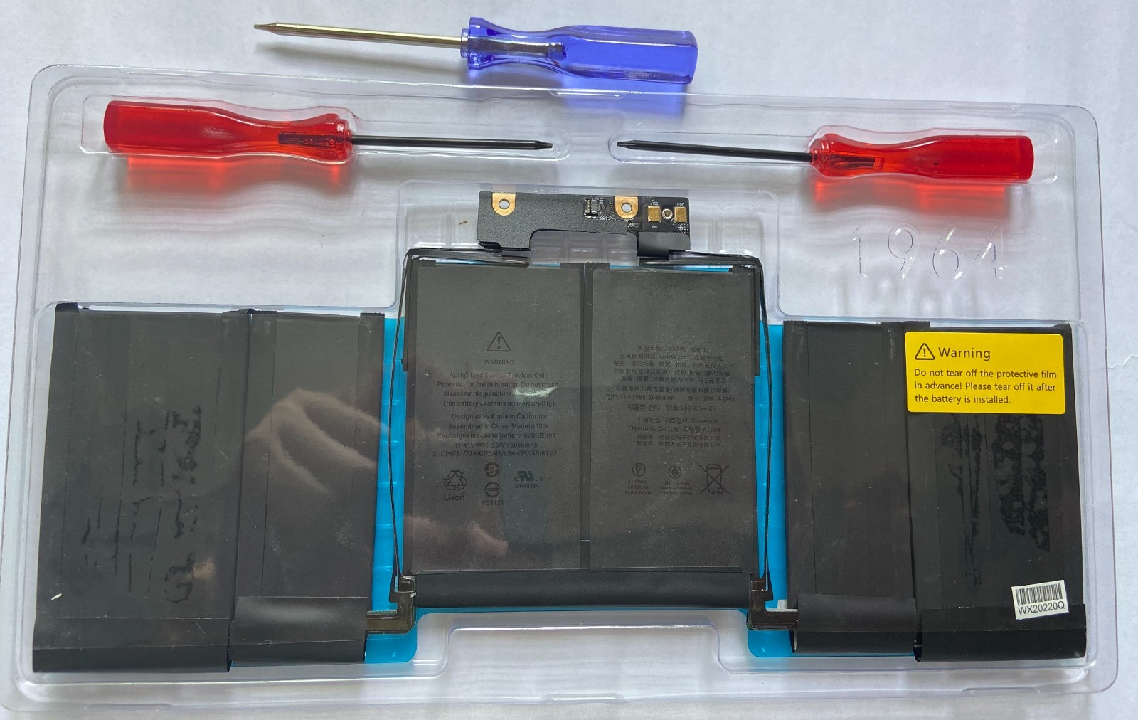 Genuine A1964 Battery Fr MacBook Pro 13" Mid 2018 2019 A2251 2020 EMC 3214 A1989