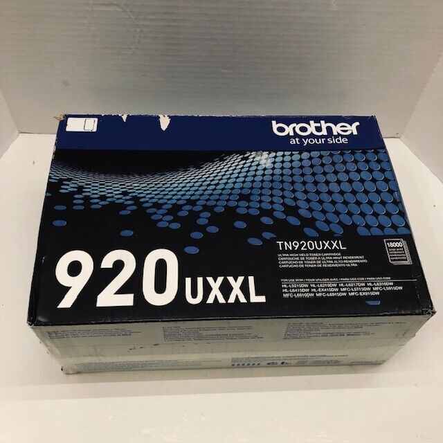 Brother TN920UXXL Black Toner Cartridge Ultra High Yield Genuine - WEIGHS FULL