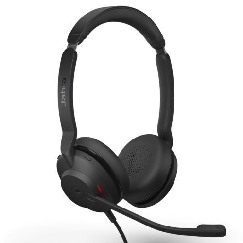 Jabra Evolve2 30 MS Wired Headset USB-C Stereo Black Colored