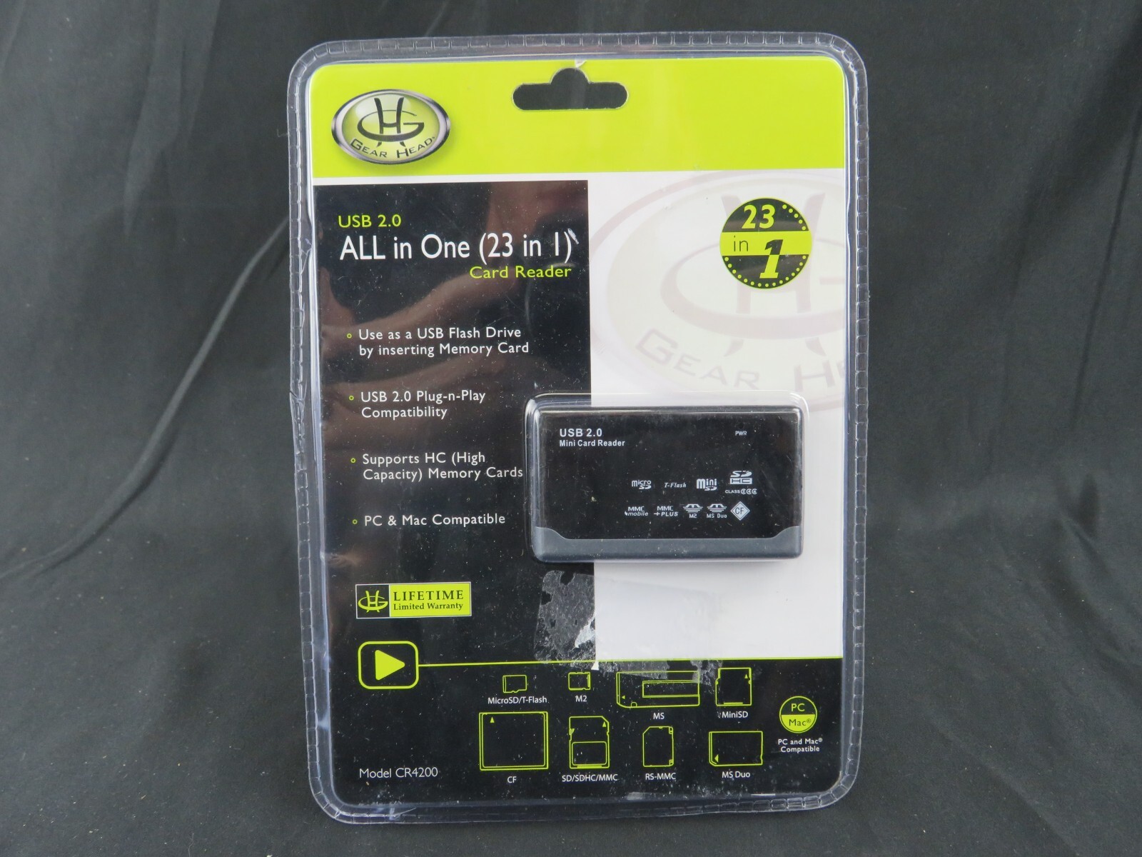 Gear Head CR4200 23-in-1 USB 2.0 Card Reader