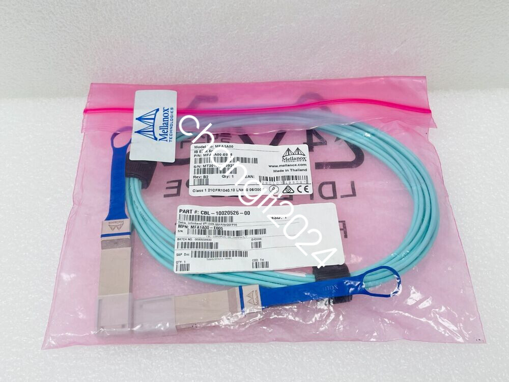 Mellanox MFA1A00-E005, 100G QSFP28 Active Optical Cable