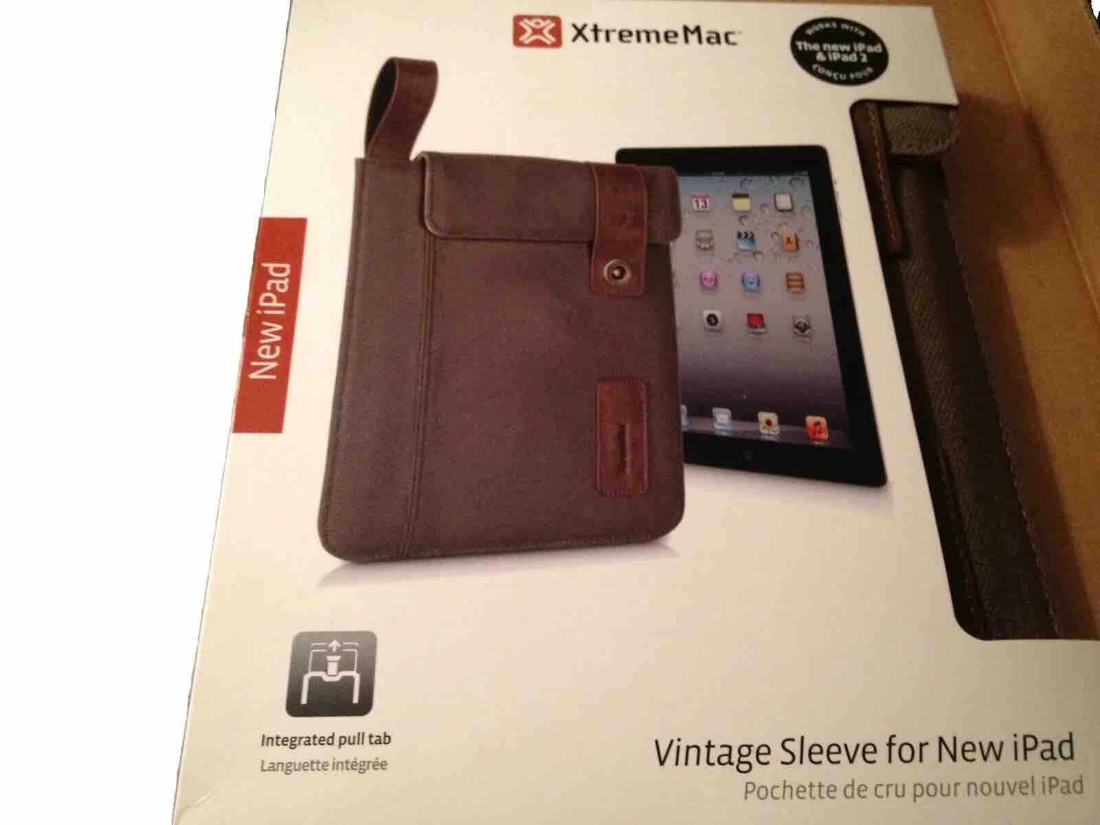 XtremeMac Vintage Sleeve for New iPad & iPad 2 NEW LOOK