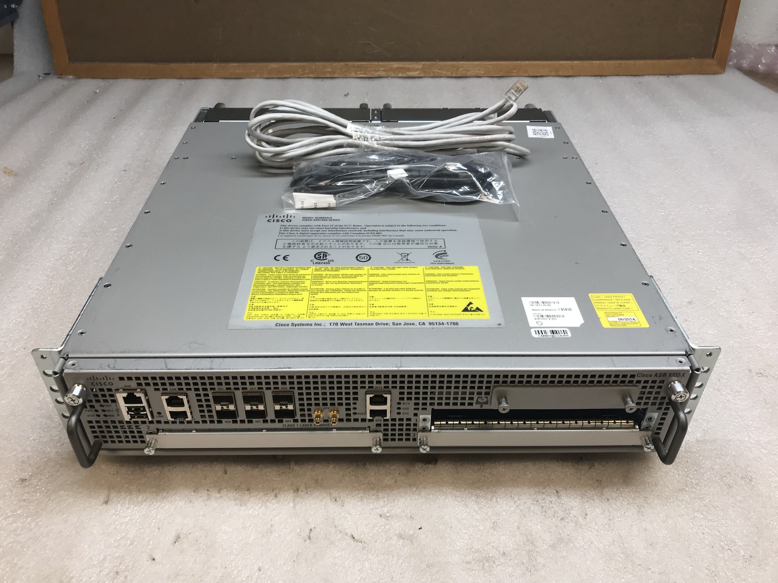 Cisco ASR1002-X V01 Aggregation Services Router Dual AC PSU 5Gbps Tested