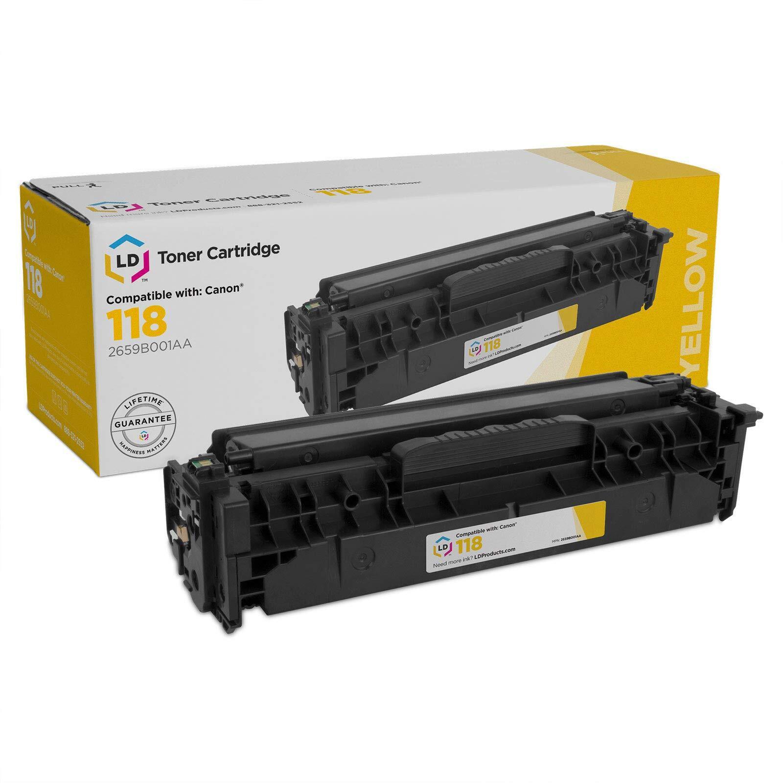 LD Products Reman Compatible Toner Replacement for Canon 118 (Yellow)