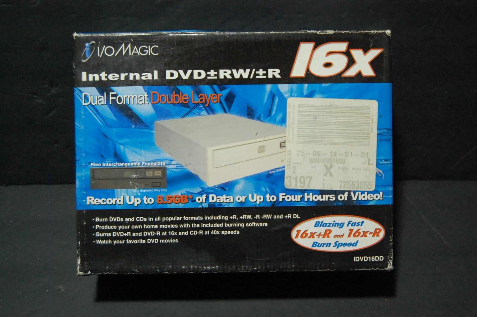 I/O Magic 16x Internal DVD±RW/±R Dual Format Double Layer IDE Drive IDVD16DD