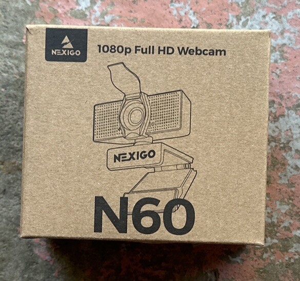 📷 Sealed NEW NexiGo N60 1080P FHD WEBCAM Built-In Microphone, Privacy Cover 📷