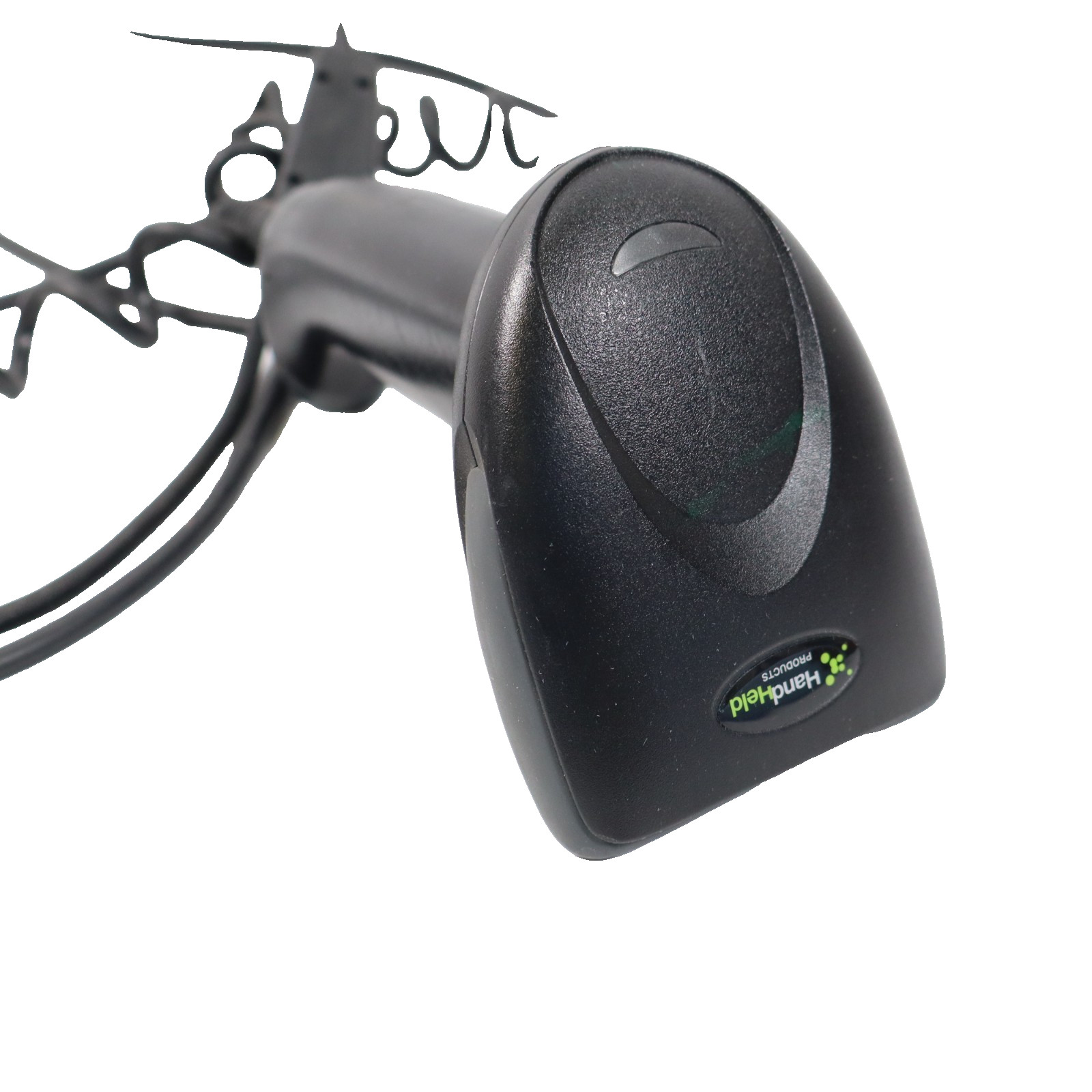 HandHeld Adaptus 3800G 14E Barcode Scanner PS2 Cable Black Fair