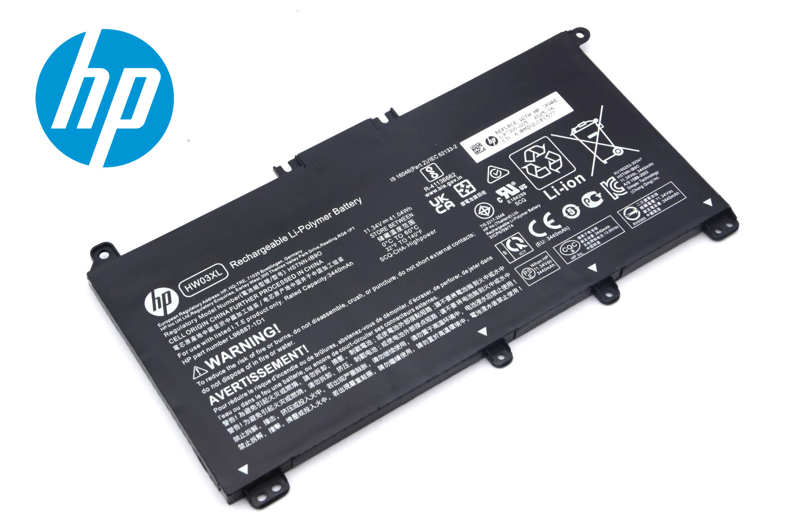 Genuine HW03XL Battery For HP Pavilion 15-EG 17-CN 17-CP HSTNN-IB90 L97300-005