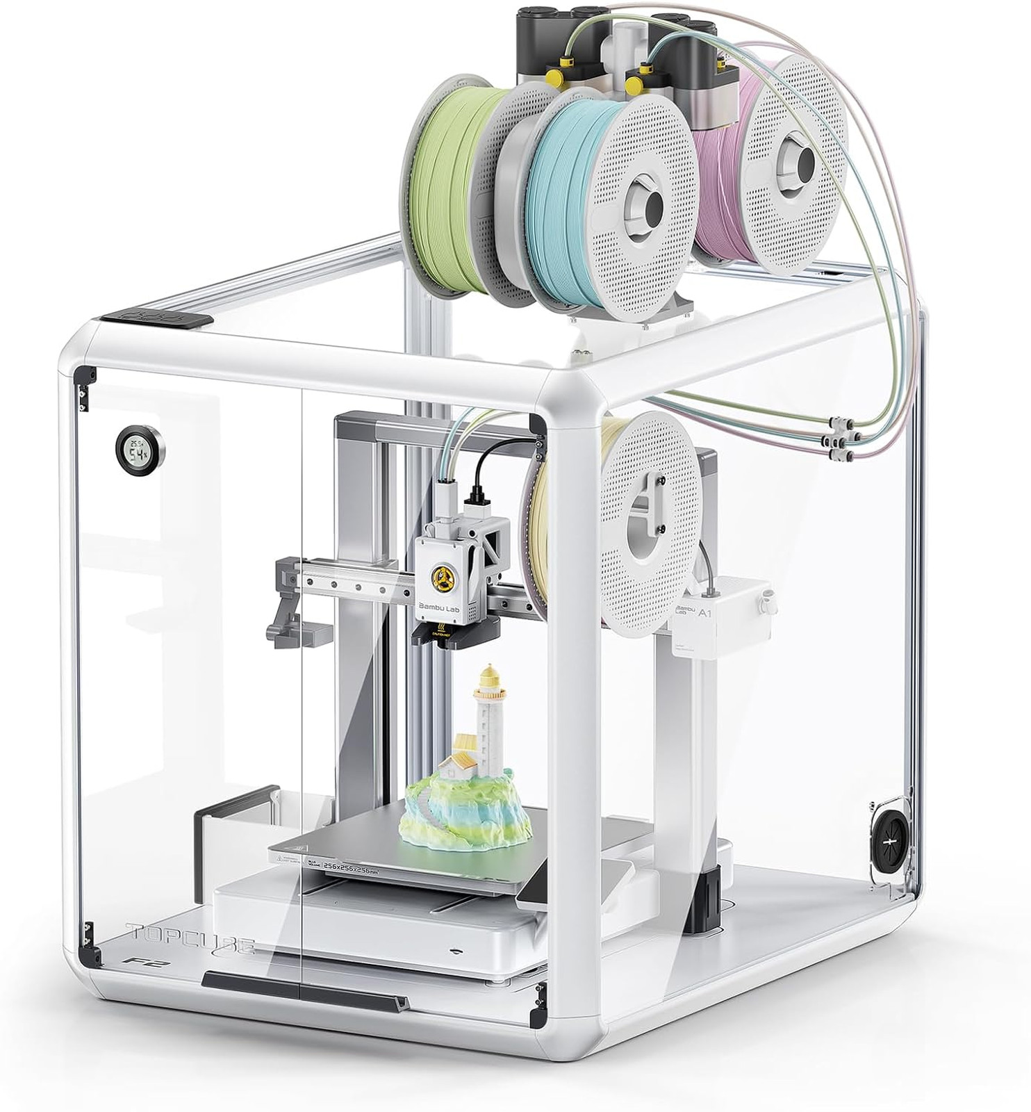 F2 3D Printer Enclosure for Bambu Lab A1/A1 Combo, Active Cooling
