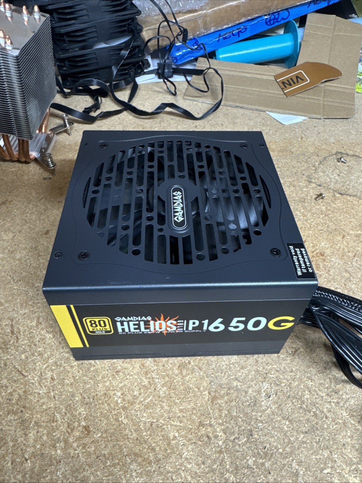 GAMDIAS Helios P1-650G 80 Plus Gold 650W Non Modular Switching Power Supply