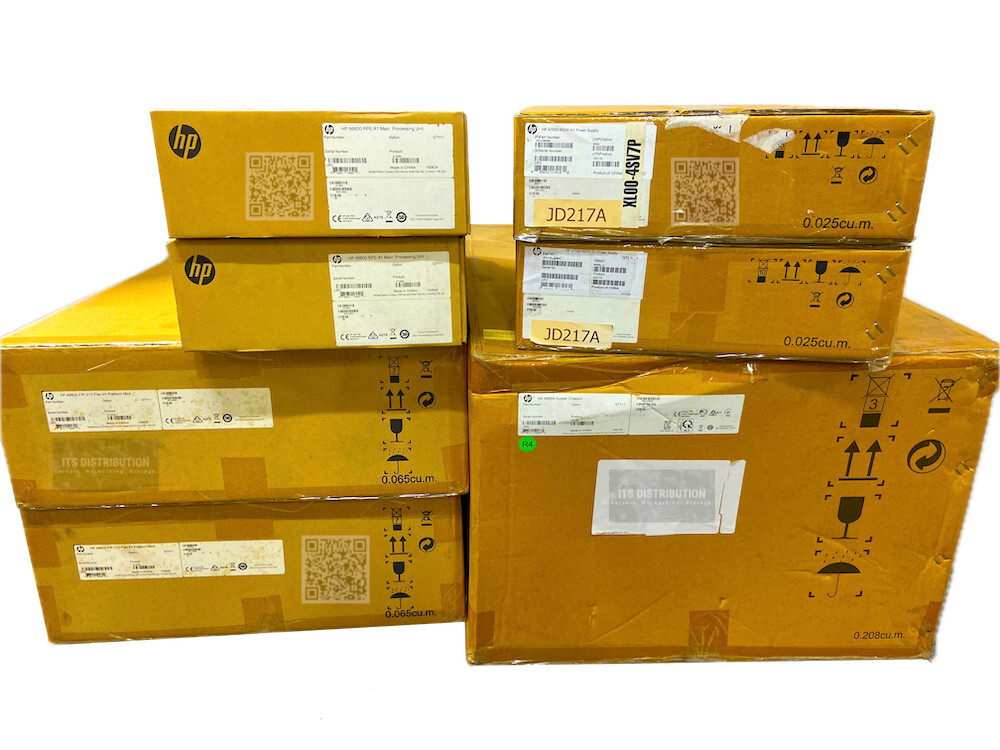 JC178B I LOADED New HPE FlexNetwork SR6604 0235A0JE Router JD217A JC165A JC167B