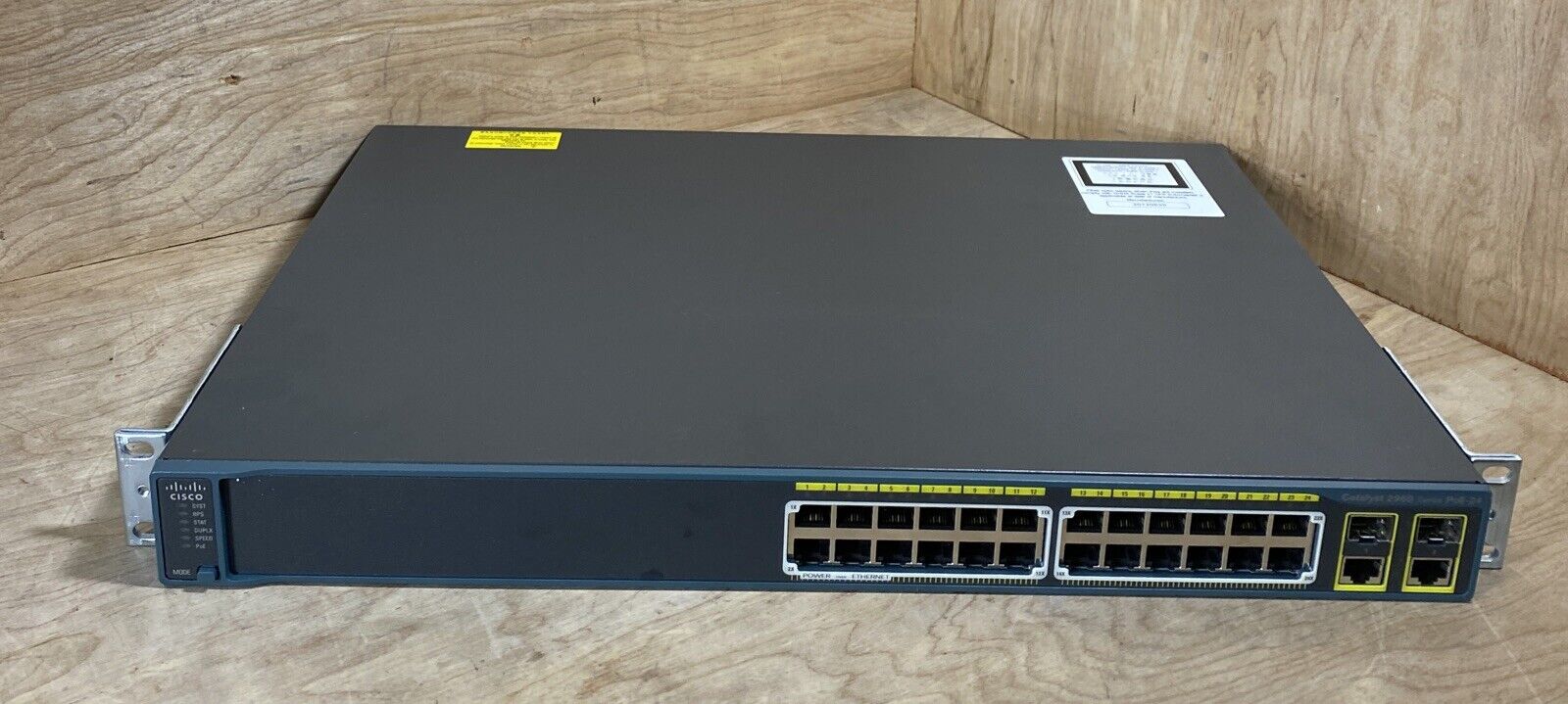 Cisco Catalyst 2960 WS-C2960-24PC-L 24 Port Fast PoE Ethernet Switch