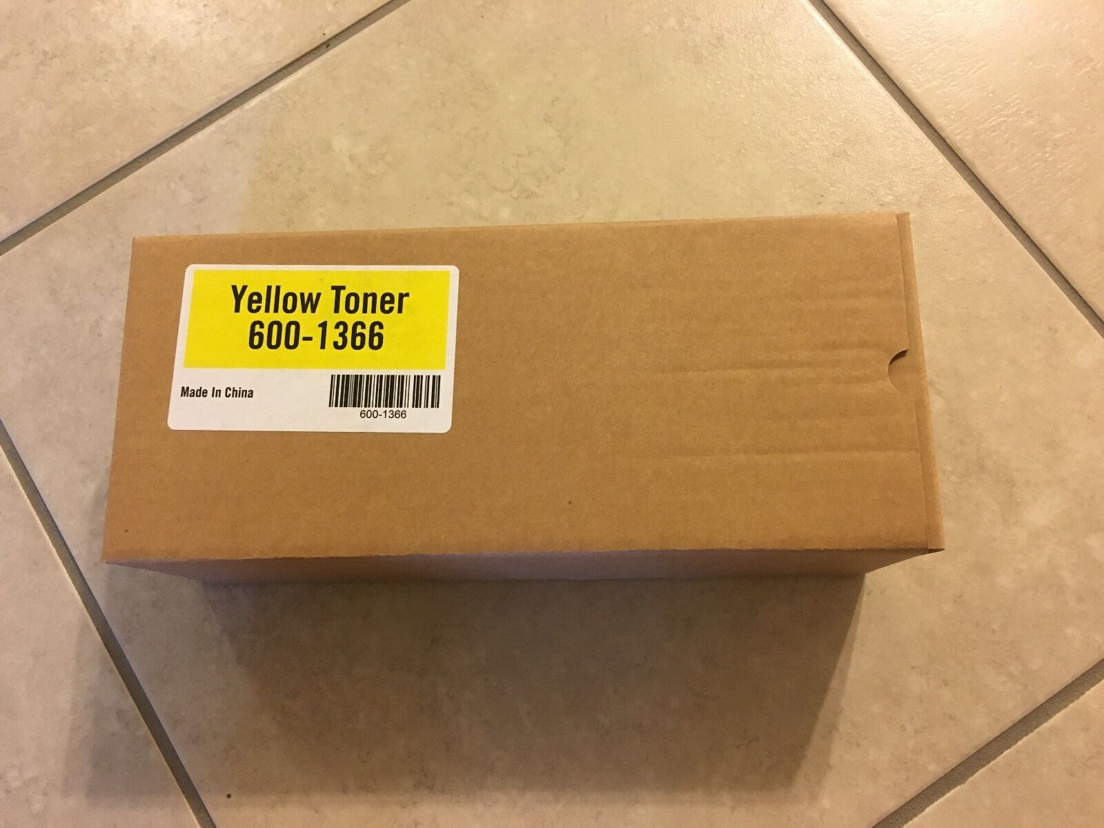 New Genuine OEM iSys Yellow Toner Cartridge 600-1366 for EDGE 850 Printers
