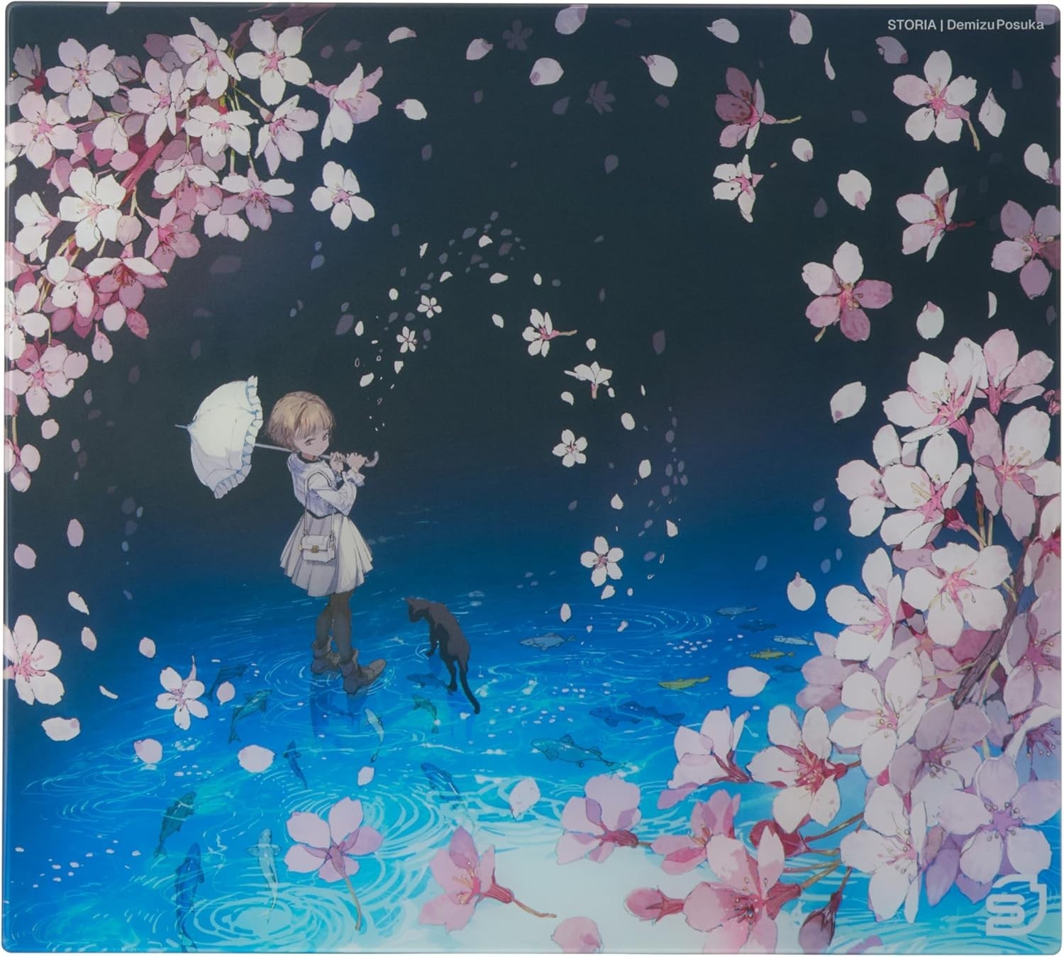 STORIA Sloth Posuka Demizu Gaming Glass Mouse Pad SGP25SL-DPE Japan
