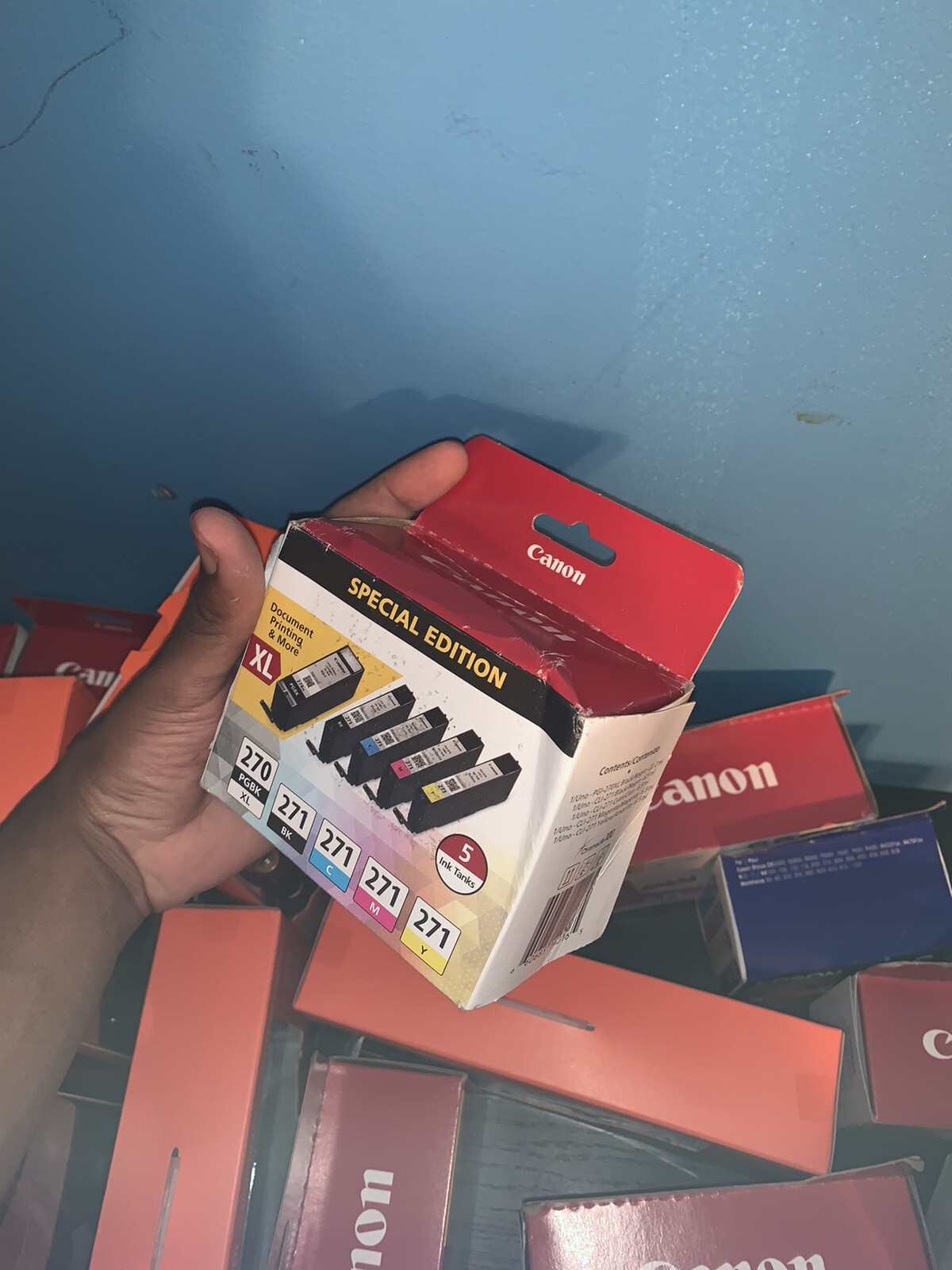 Canon PGI-270 Black and Color Ink Cartridges - 5 Pieces