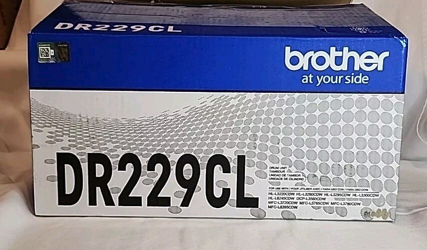 NEW GENUINE - BROTHER DR229CL DRUM UNIT SET - 20,000 PAGES - SEALED BAGS