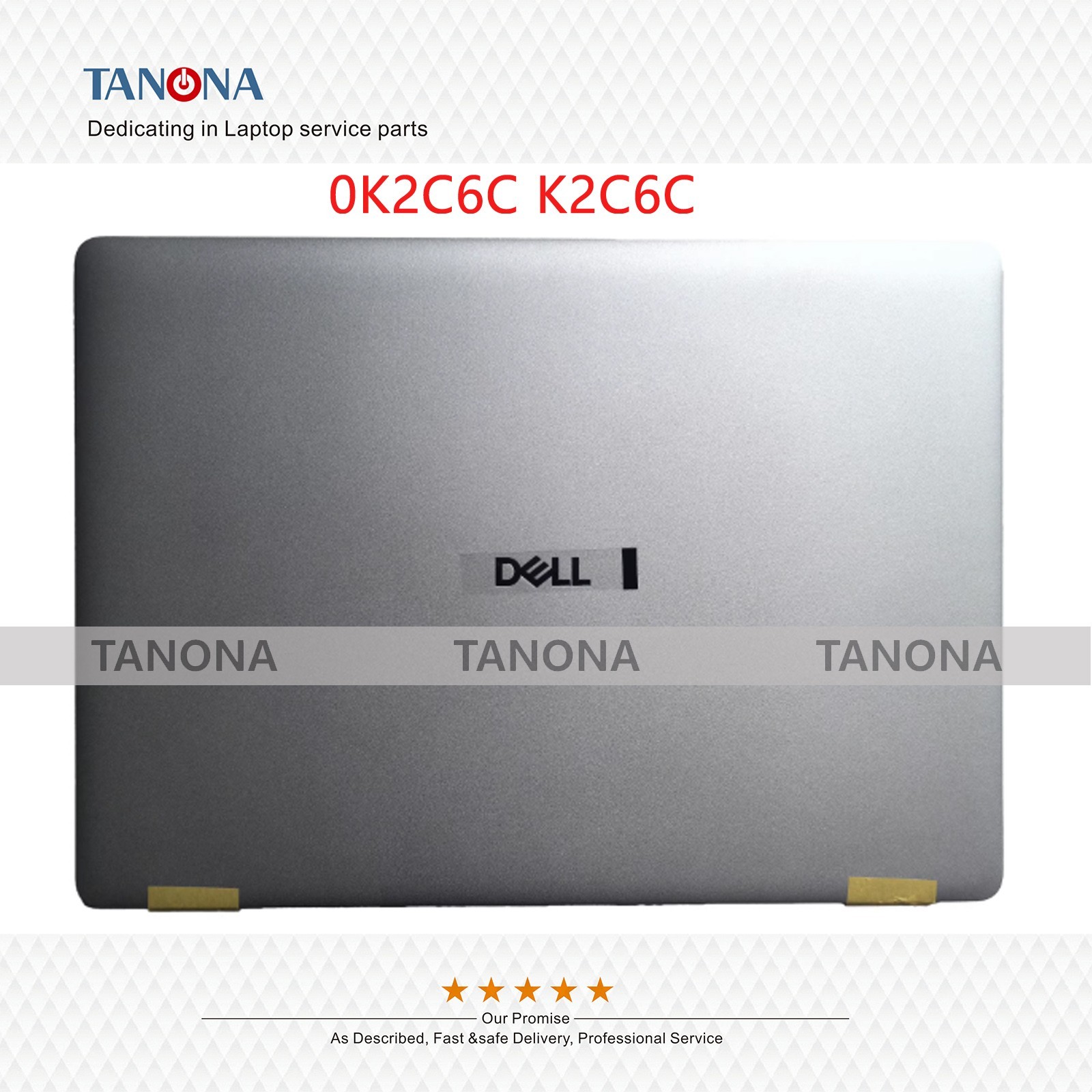 New 0K2C6C K2C6C For Dell Pro 14 PC14250 LCD Back Cover Rear Lid Top A Case