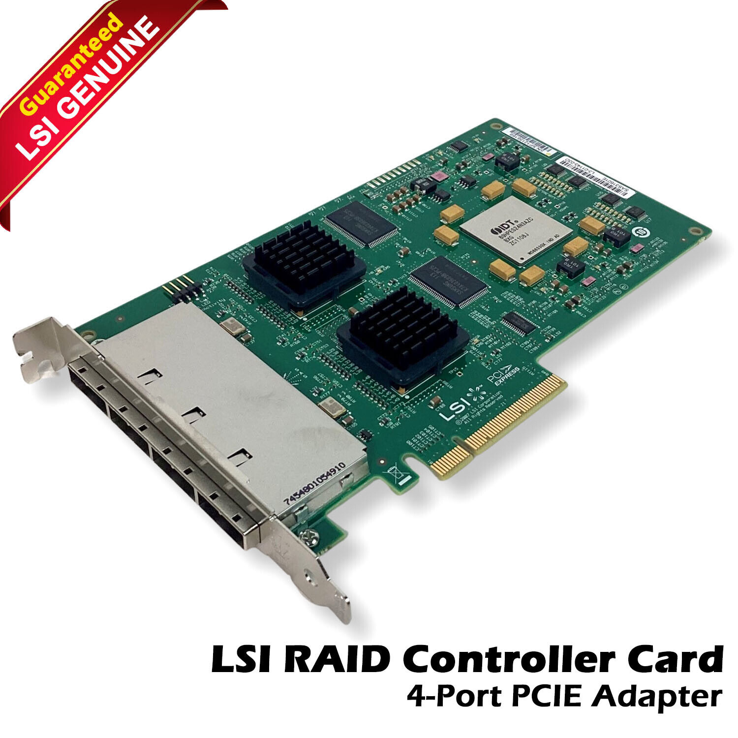 New LSI 3Gb/s PCI Express x8 SAS RAID Controller Card P-X-SAS-4P-G SAS31601E