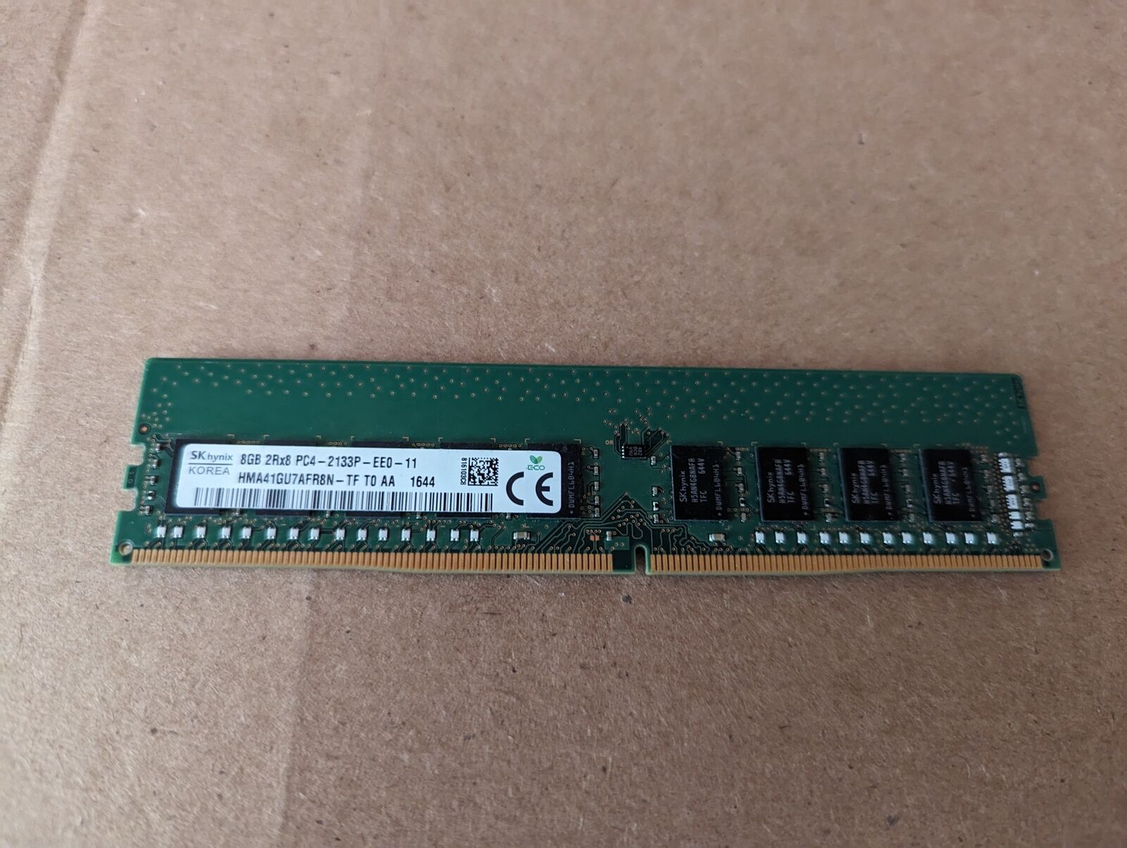 HMA41GU7AFR8N-TF HYNIX 8GB PC4-17000 DDR4-2133MHZ ECC DUAL RANK MEMORY V5-5(6)