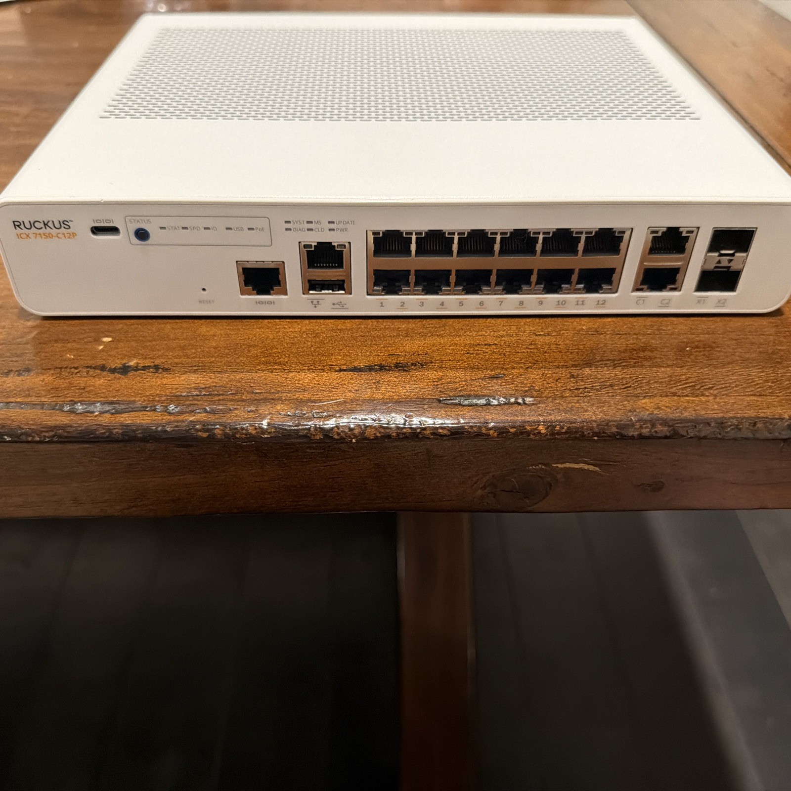 Ruckus ICX 7150-C12P 12-Port Managed Compact Switch