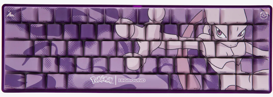 Pokémon x Higround Performance Base 65 Keyboard - Mewto - In Hand 