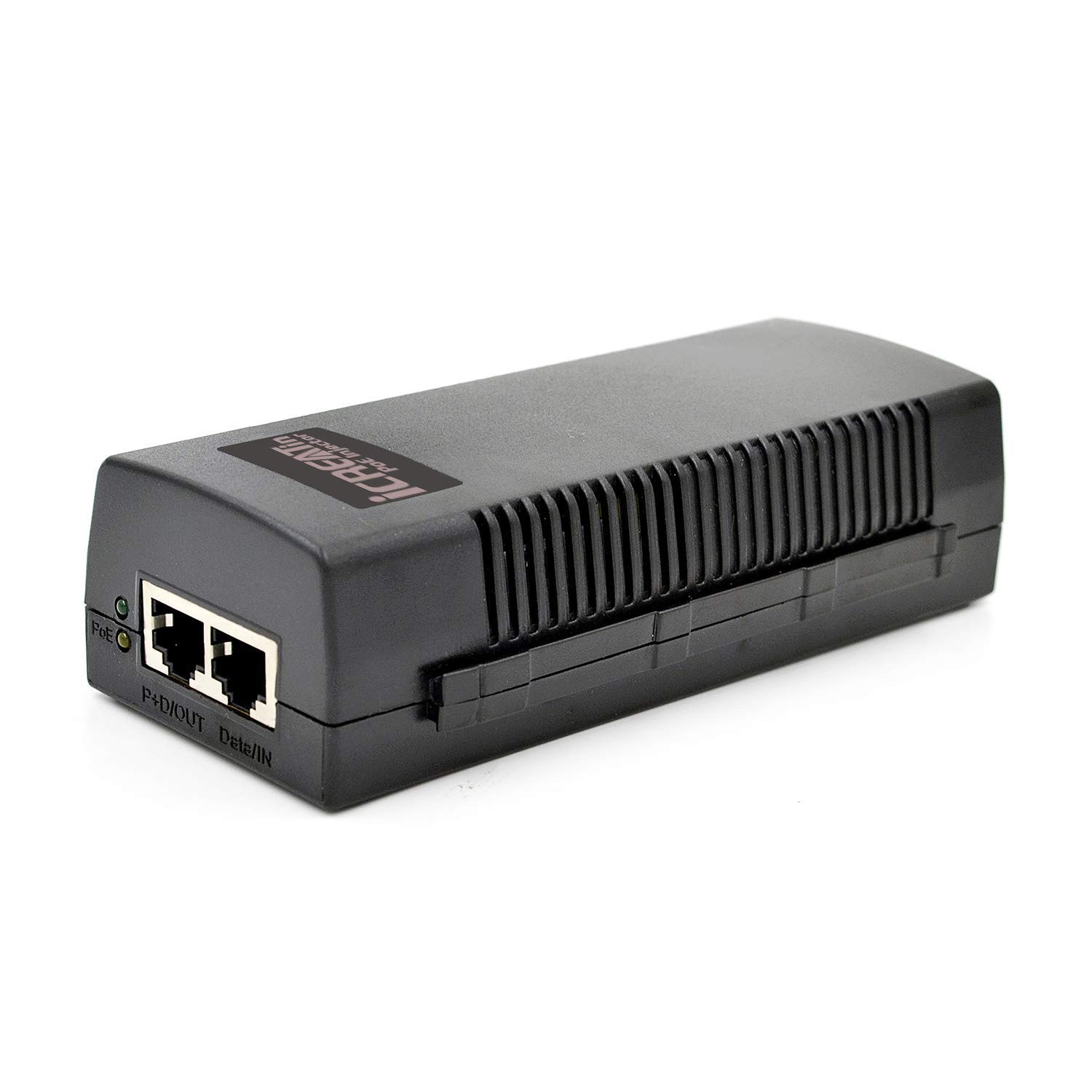 iCreatin Gigabit Ultra PoE+ Injector Adapter w/ 60W Power Over Ethernet for 802.