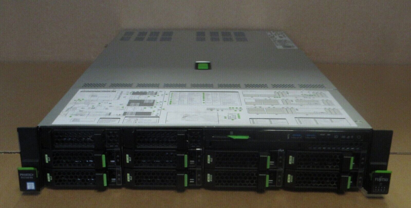 Fujitsu Primergy RX2540 M4 4-Core Silver 4112 32GB Ram 10.9TB HDD 2U Rack Server