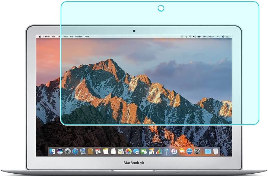 Macbook Air 13 inch Anti Blue Light Screen Protector, 9H Hardness Tempered Glass