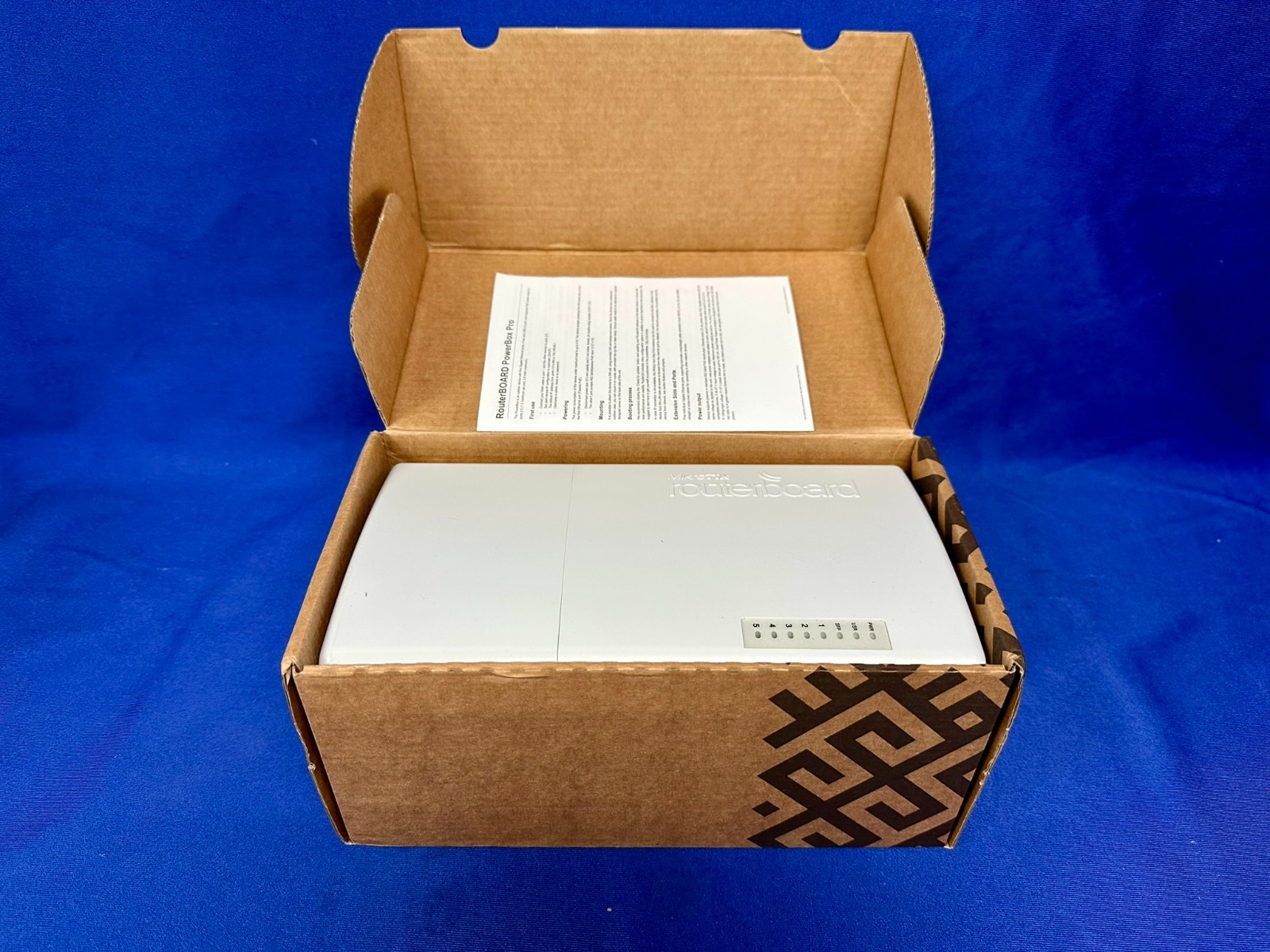 MikroTik PowerBox Pro RB960PGS-PB 5-Port Gigabit Router PoE Out SFP w/ PSU
