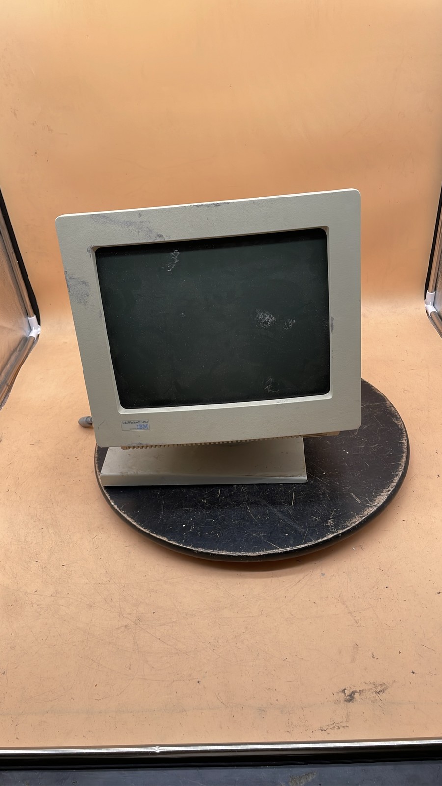IBM 3153 14-Inch CRT Monochrome Display Vintage Computer Terminal Monitor