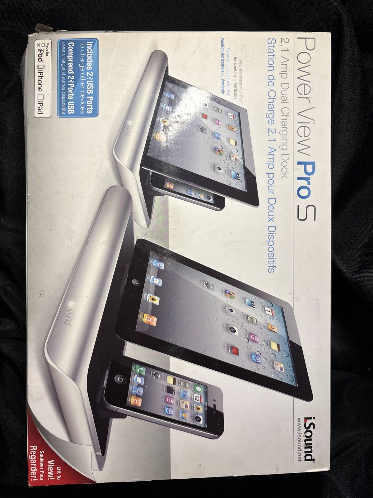 iSound Power View Pro S Charge and View Dock for Apple Products 