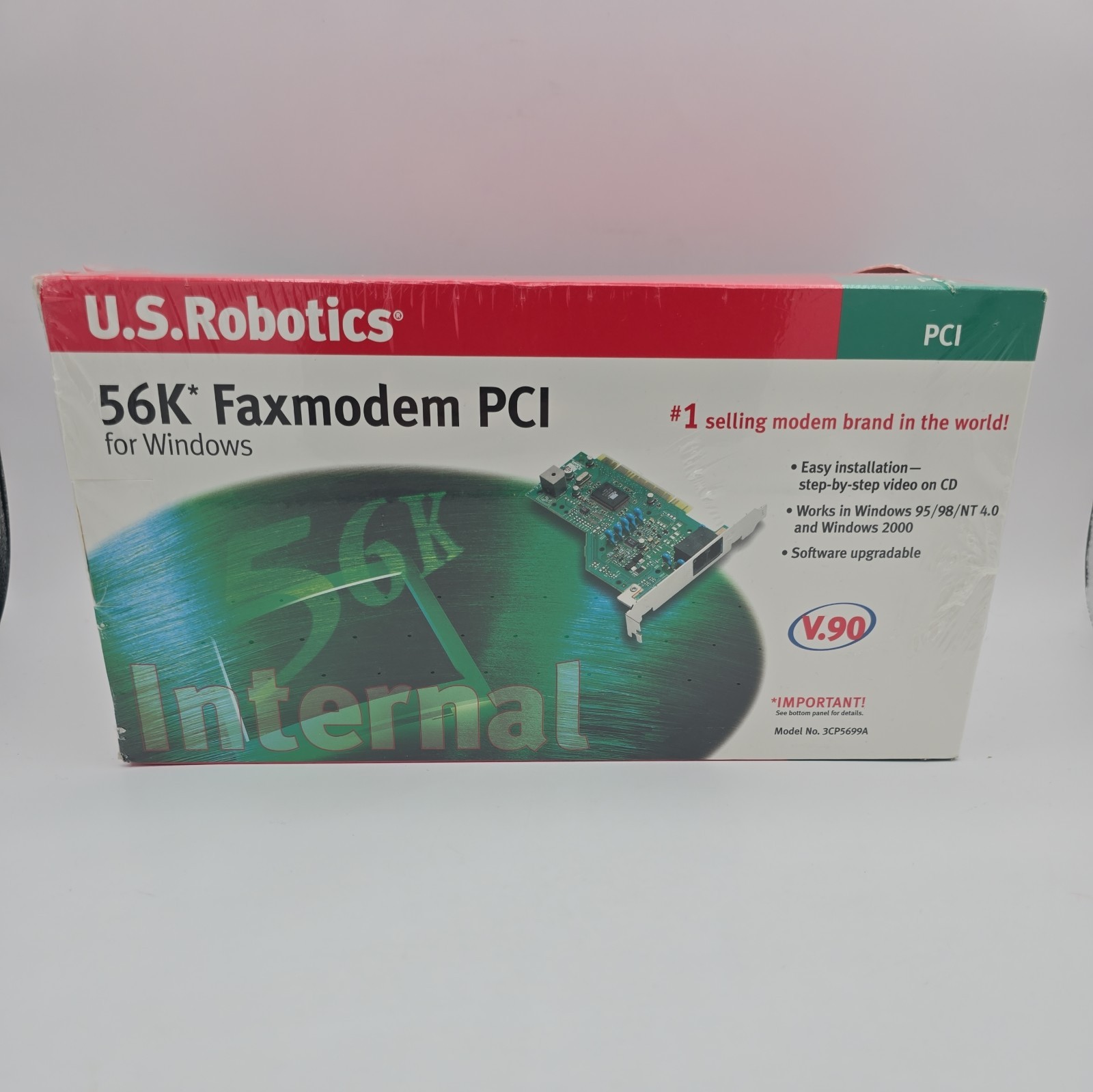  3COM U.S. ROBOTICS 56K PCI- NEW- for WINDOWS- Model# 3CP5699A