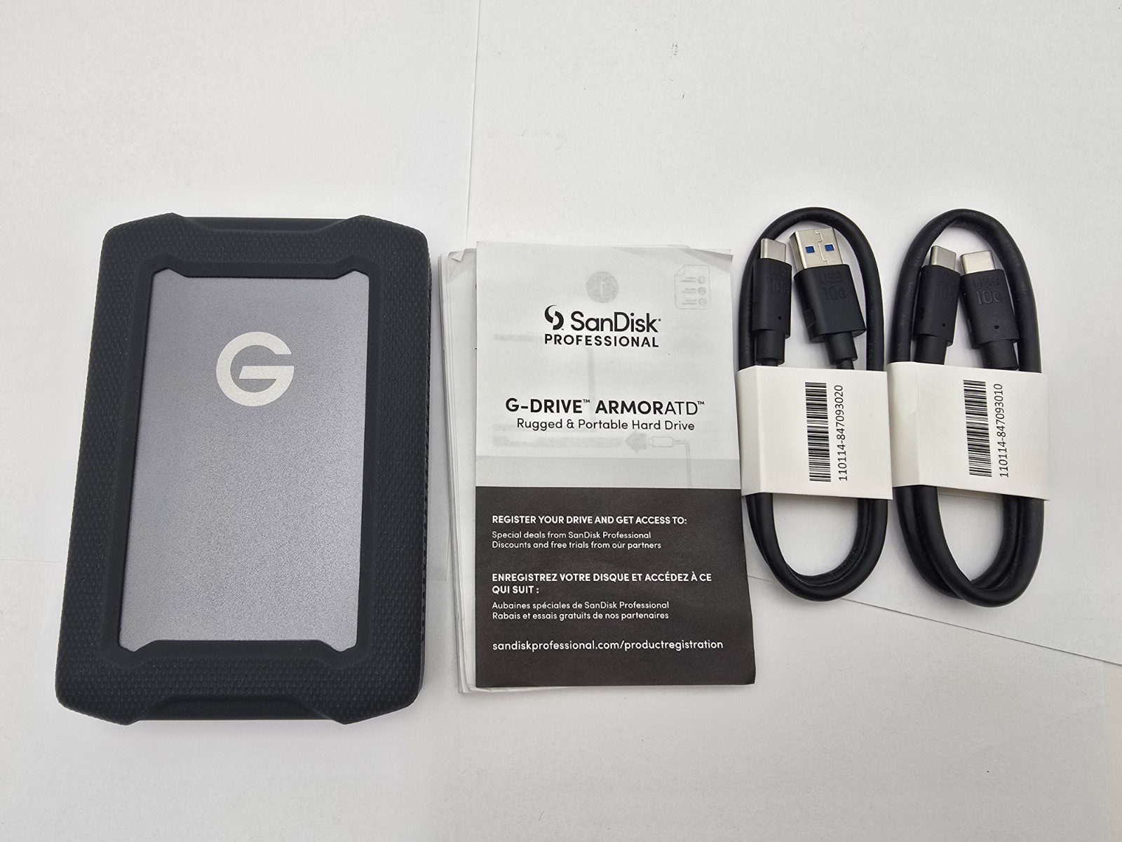 SanDisk Professional 2TB G-DRIVE ArmorATD USB-C External Hard Drive