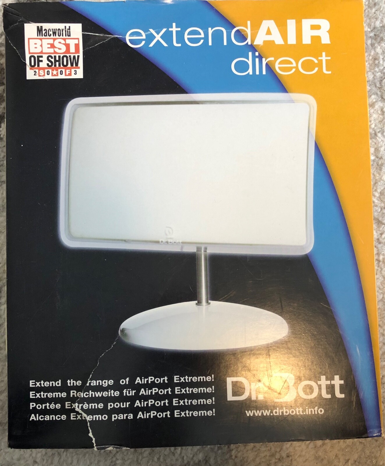 DR. BOTT EXTEND AIR DIRECT THIS EXTENDS THE RANGE OF AIRPORT EXTREME NEW
