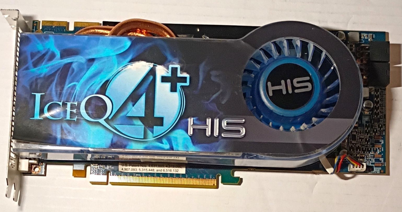 HIS IceQ 4+ ATI Radeon HD 4870 1GB GDDR5 PCIe x16 DVI HDMI VGA