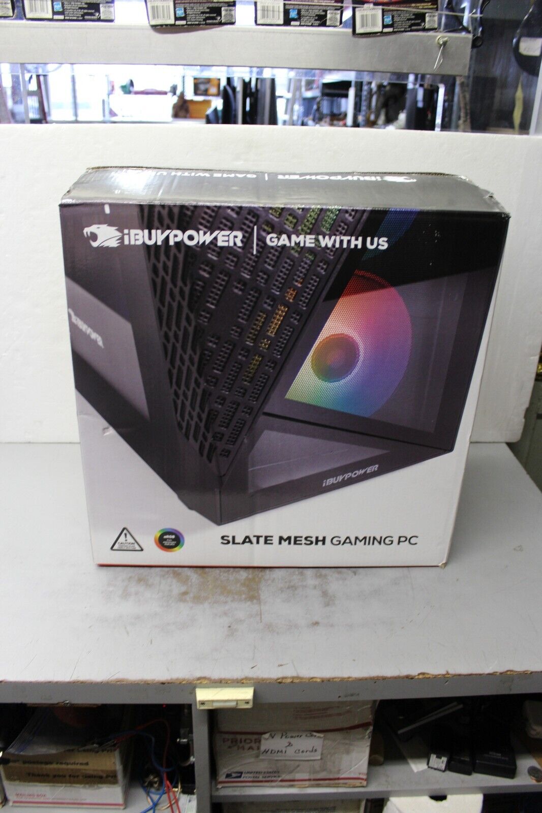 iBUYPOWER SlateMesh I7N4601 Gaming Desktop i7-13700F 32GB 2TB SSD RTX 4060