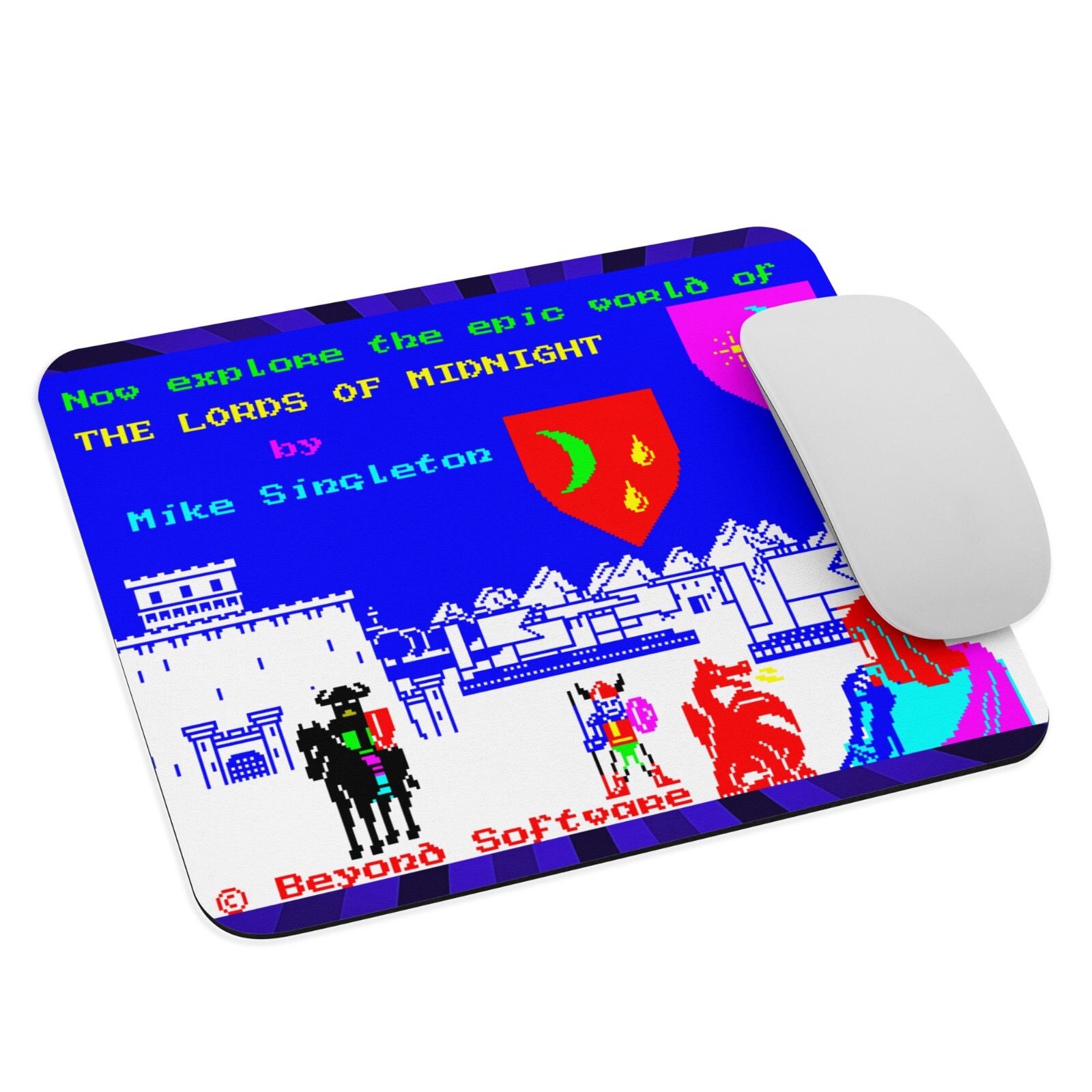 The Lords of Midnight  -ZX Spectrum - Mouse Pad NEW 9.5" x 7.75" Non Slip