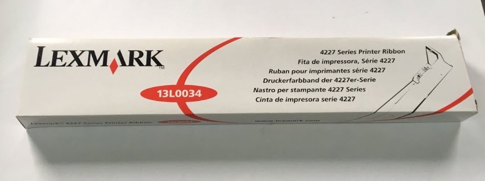 Lexmark 4227 Series Printer Ribbon (13L0034) New In Box