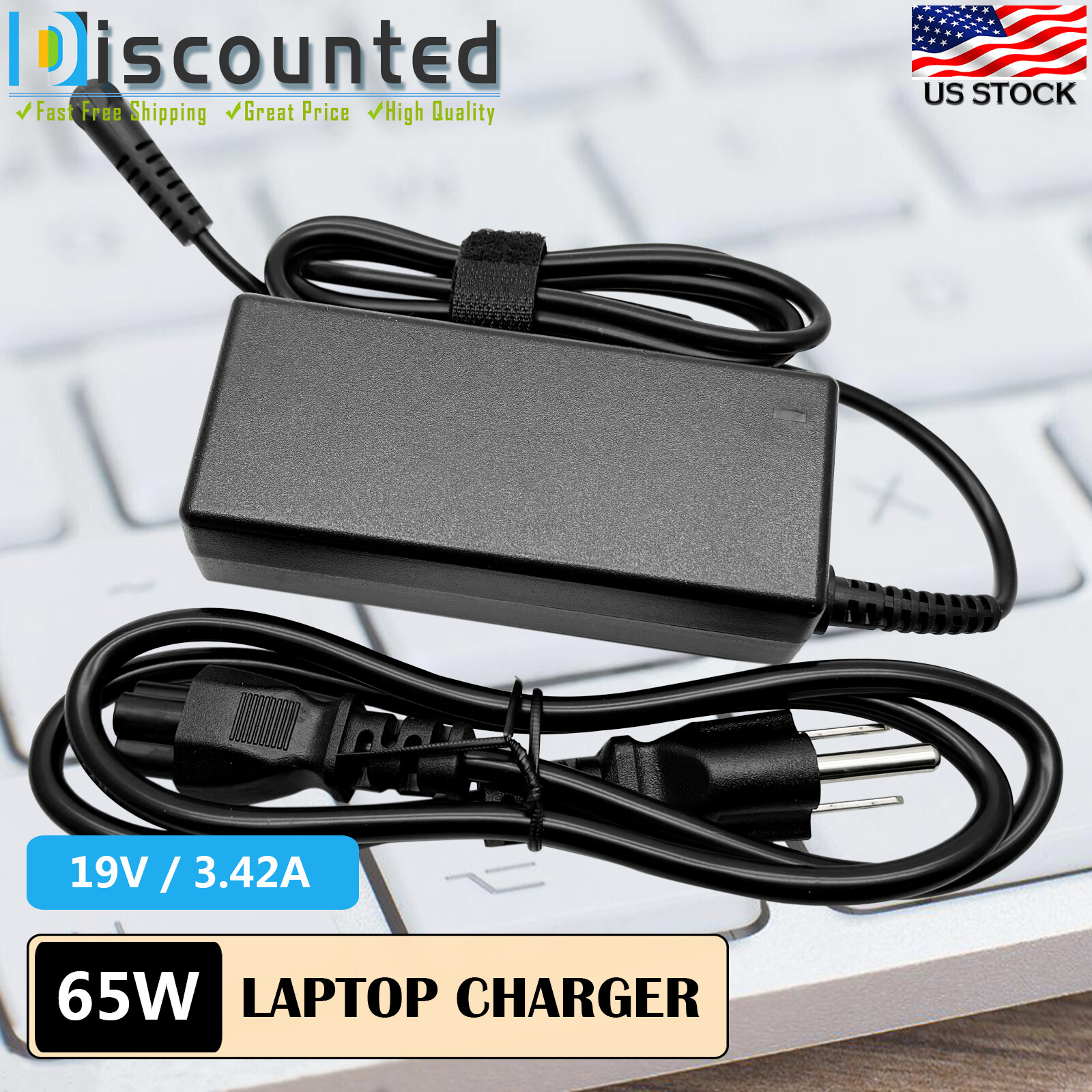 AC Power Adapter Cord For Toshiba Satellite L505-ES5018 L505-ES5033 L505-ES5034