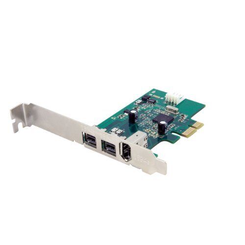 StarTech.com 3 Port 2b 1a 1394 PCI Express FireWire Card (PEX1394B3)