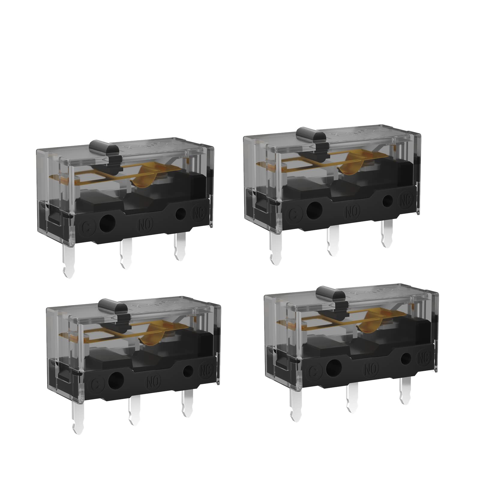 GM4.0 GM8.0 Micro Switch 60M 80M Life Gaming Mouse Switches - Black, Left/Rig...