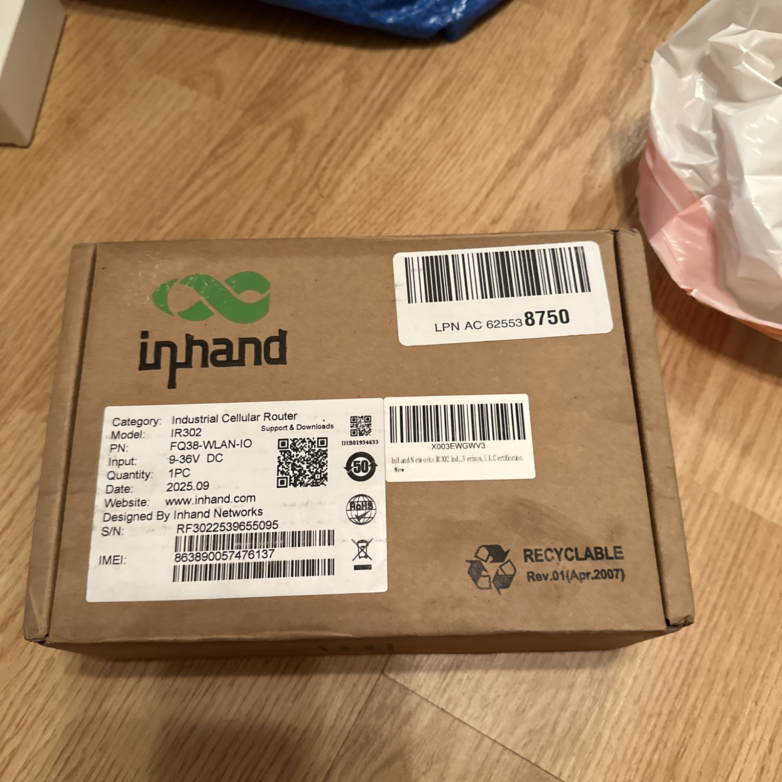 InHand IR302 Compact Industrial 4G VPN Cellular Router Wifi LTE Cat4 Unlocked