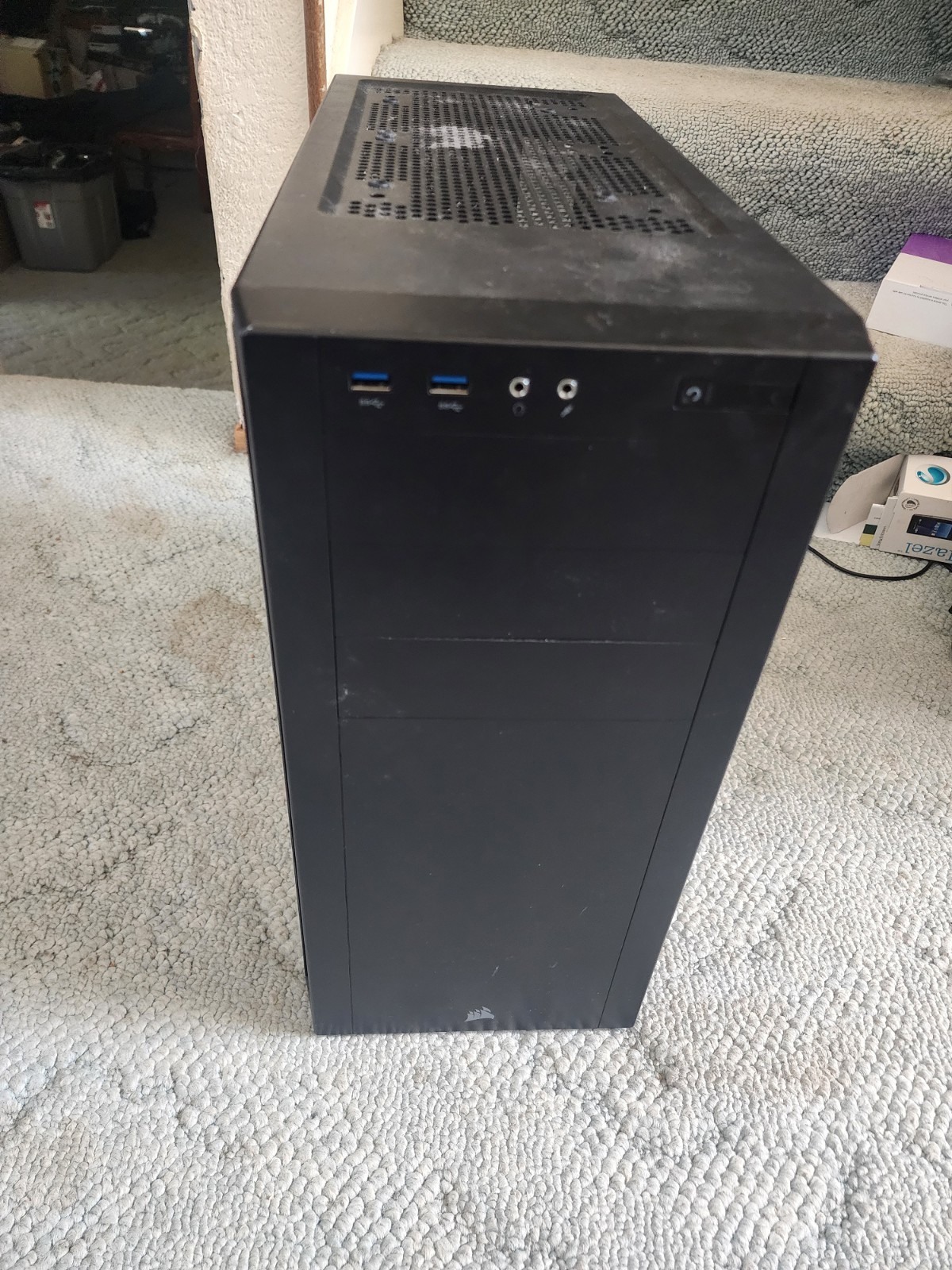 Corsair Carbide 200R Mid Tower ATX Black Case Computer Chassis + Fans SH