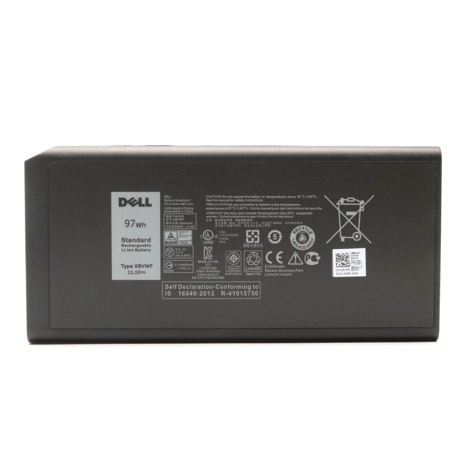 NEW Genuine X8VWF 4XKN5 Battery For Dell Latitude E5404 E7404 VCWGN 05XT3V  97WH